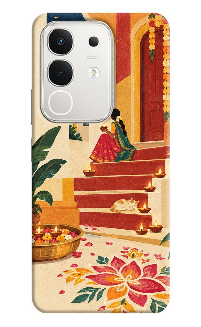 Diwali Rangoli iQOO Z10x 5G Hard Case Back Cover by Casekaro