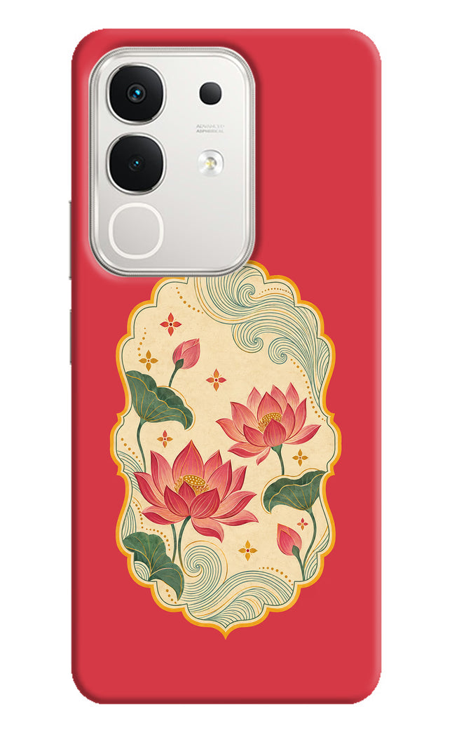 Pink Lotus iQOO Z10x 5G Hard Case Back Cover by Casekaro