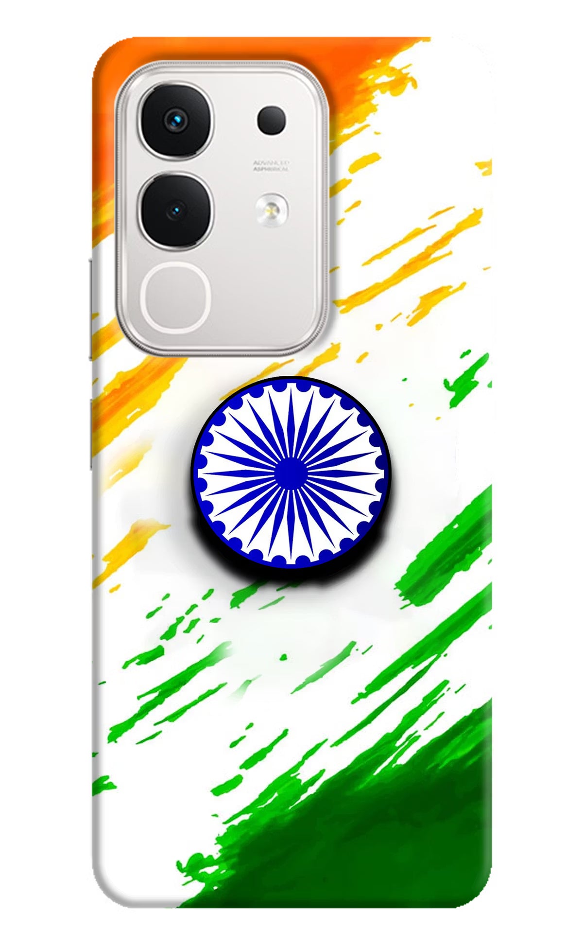 Indian Flag Ashoka Chakra iQOO Z10x 5G Pop Case by Casekaro