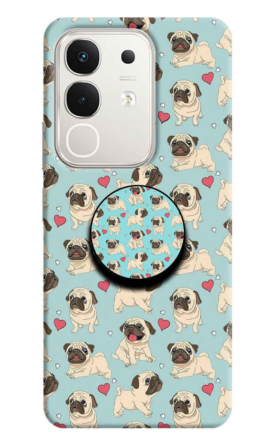 Pug Dog iQOO Z10x 5G Pop Case, Hard case