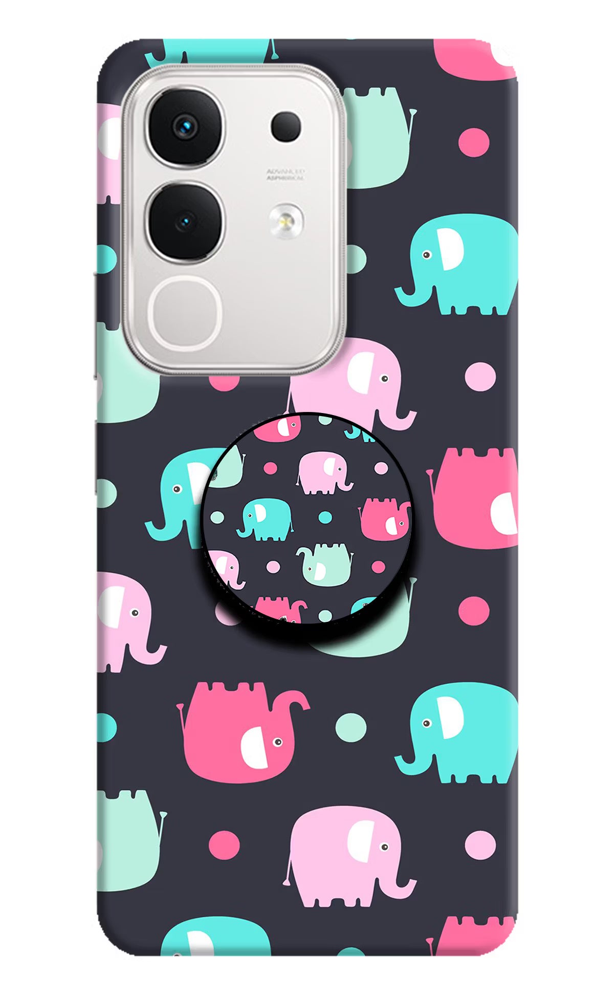 Baby Elephants iQOO Z10x 5G Pop Case by Casekaro