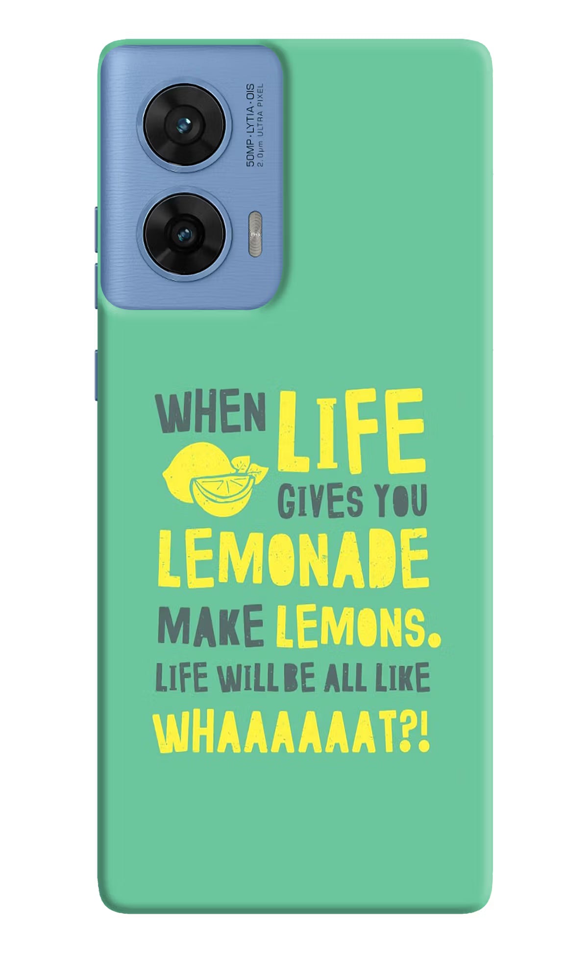 Quote Moto G96 5G Hard Case Back Cover by Casekaro