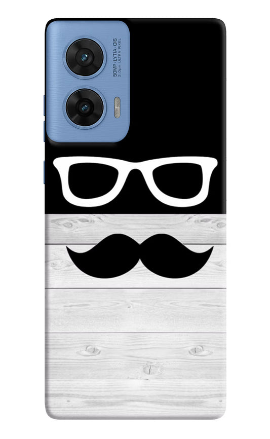Mustache Moto G96 5G Hard Case Back Cover by Casekaro