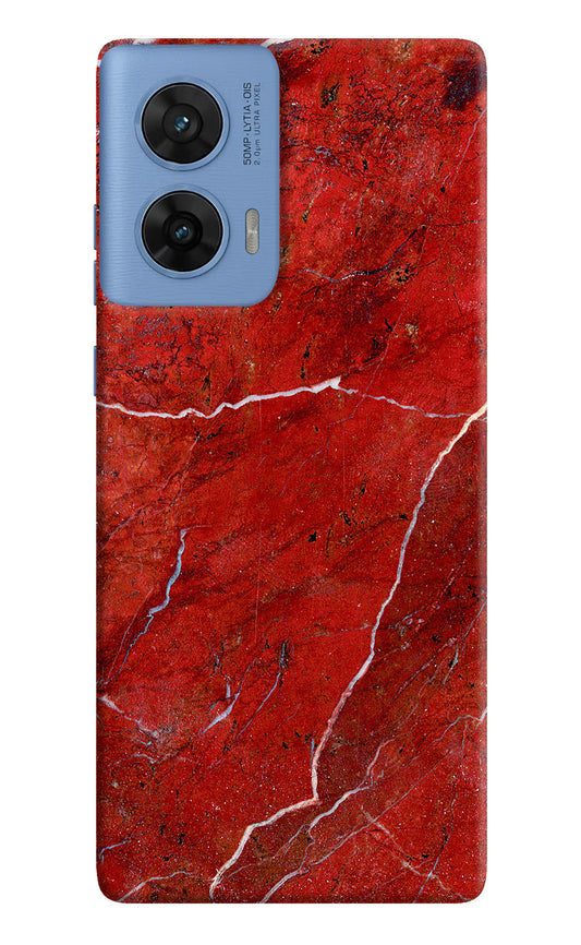 Red Marble Design Moto G96 5G Hard Case Back Cover by Casekaro