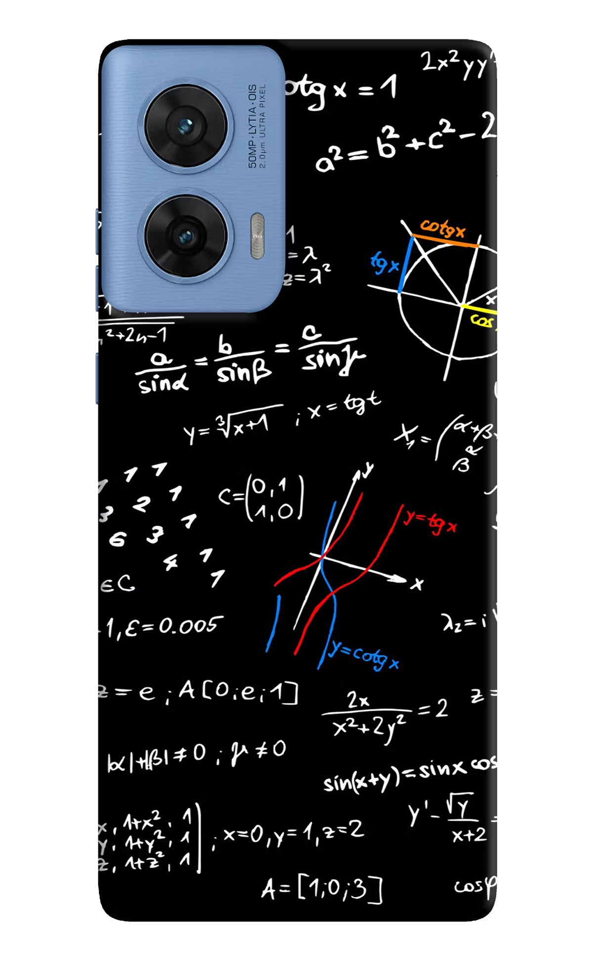 Mathematics Formula Moto G96 5G Hard Case Back Cover by Casekaro