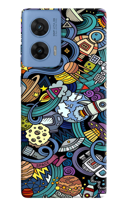 Space Abstract Moto G96 5G Hard Case Back Cover by Casekaro