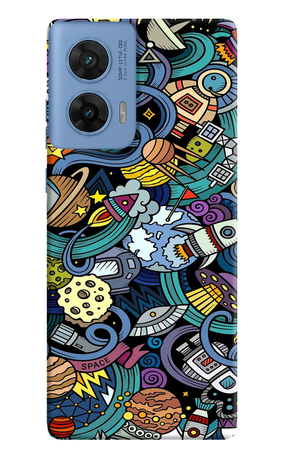 Space Abstract Moto G96 5G Back Cover, Hard case