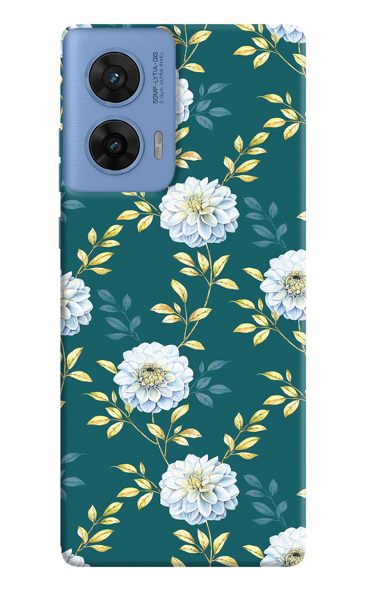 Flowers Moto G96 5G Hard Case Back Cover by Casekaro