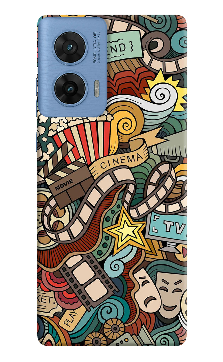 Cinema Abstract Moto G96 5G Back Cover, Hard case