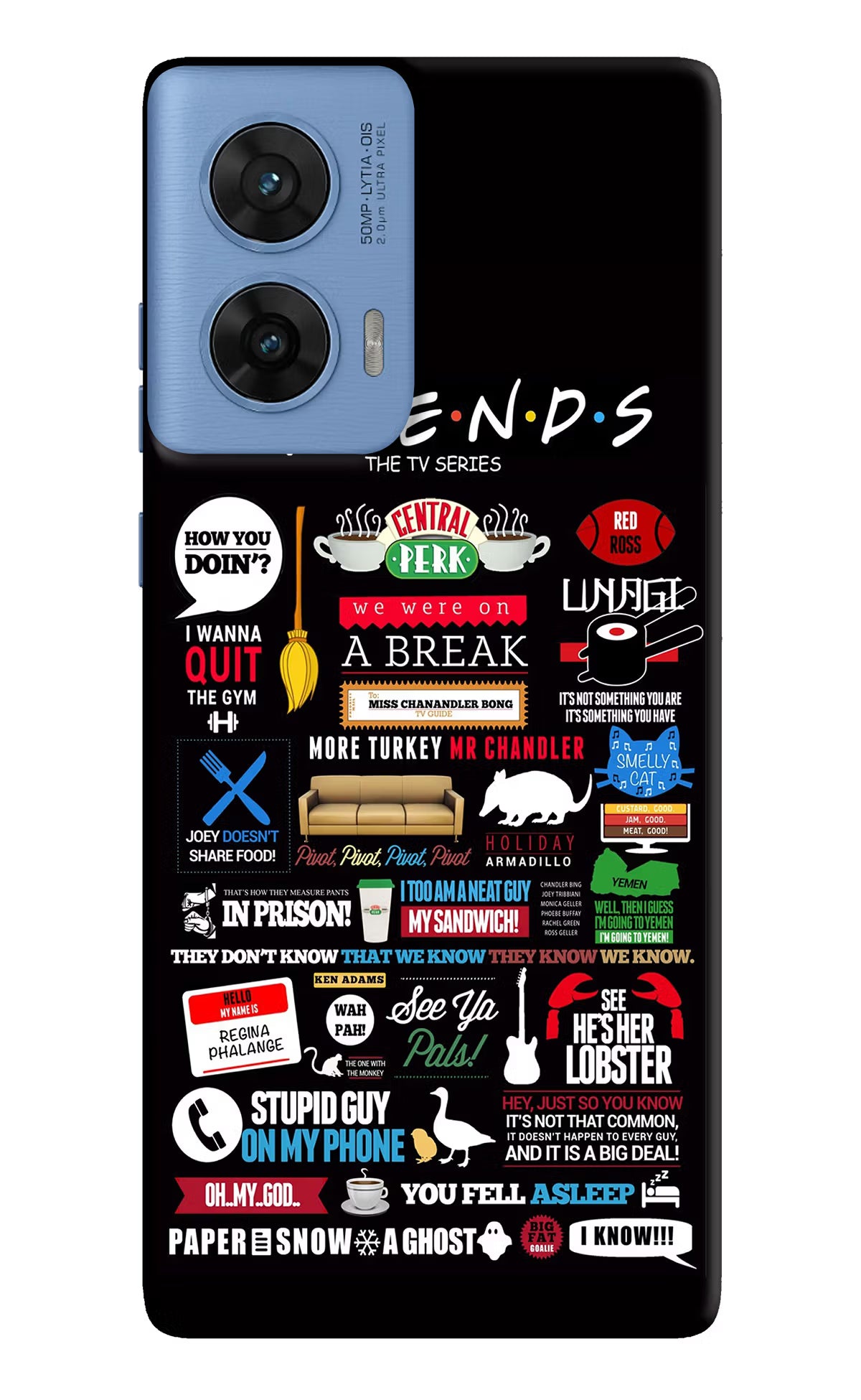 FRIENDS Moto G96 5G Hard Case Back Cover by Casekaro
