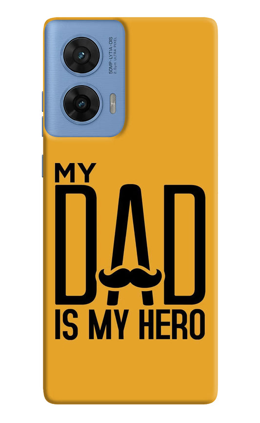 My Dad Is My Hero Moto G96 5G Hard Case Back Cover by Casekaro