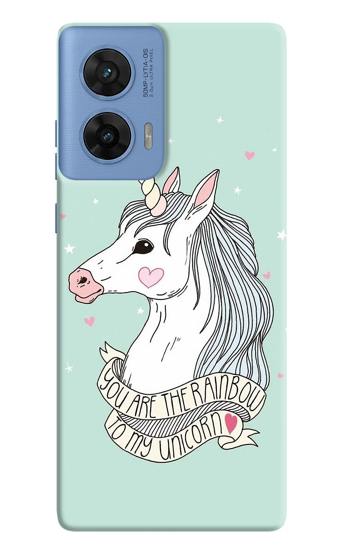 Unicorn Wallpaper Moto G96 5G Hard Case Back Cover by Casekaro