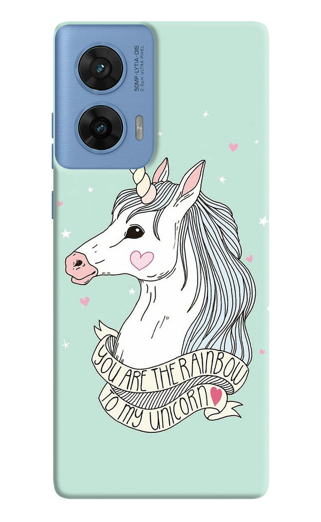 Unicorn Wallpaper Moto G96 5G Hard Case Back Cover by Casekaro