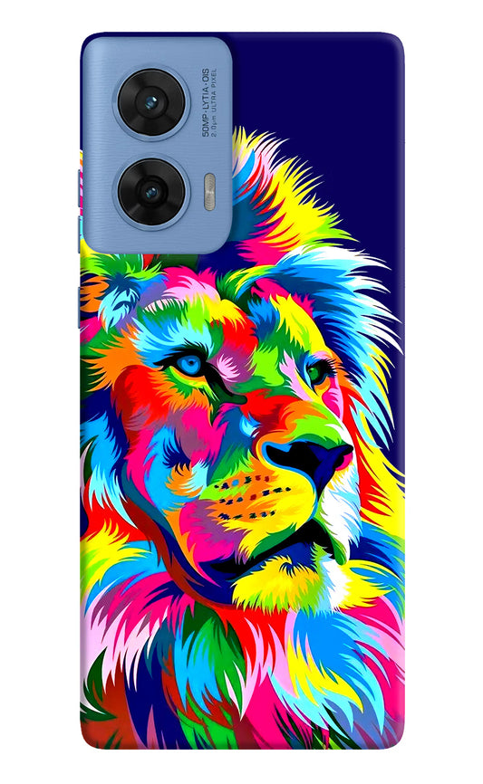 Vector Art Lion Moto G96 5G Hard Case Back Cover by Casekaro