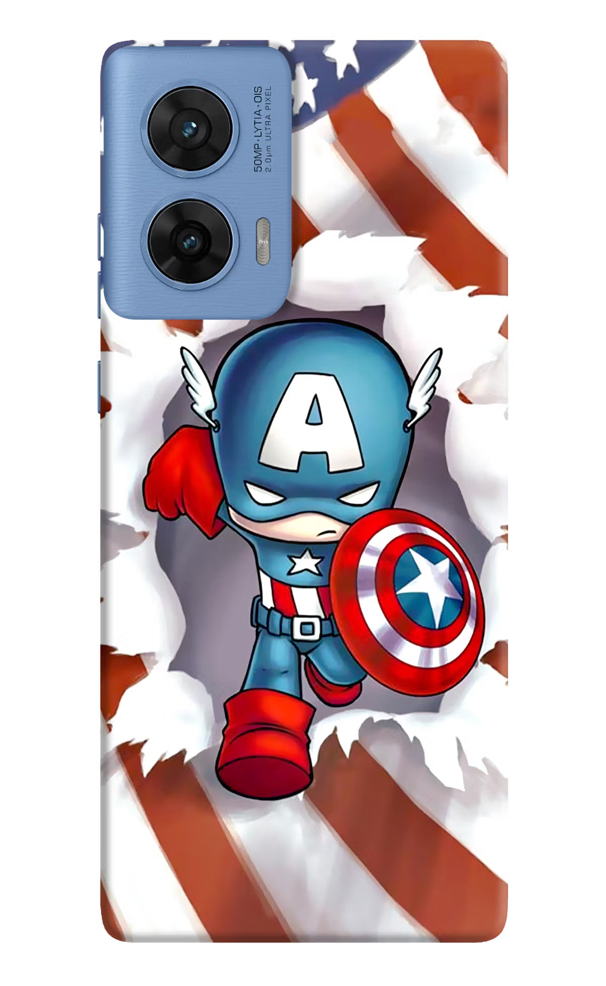 Captain America Moto G96 5G Hard Case Back Cover by Casekaro