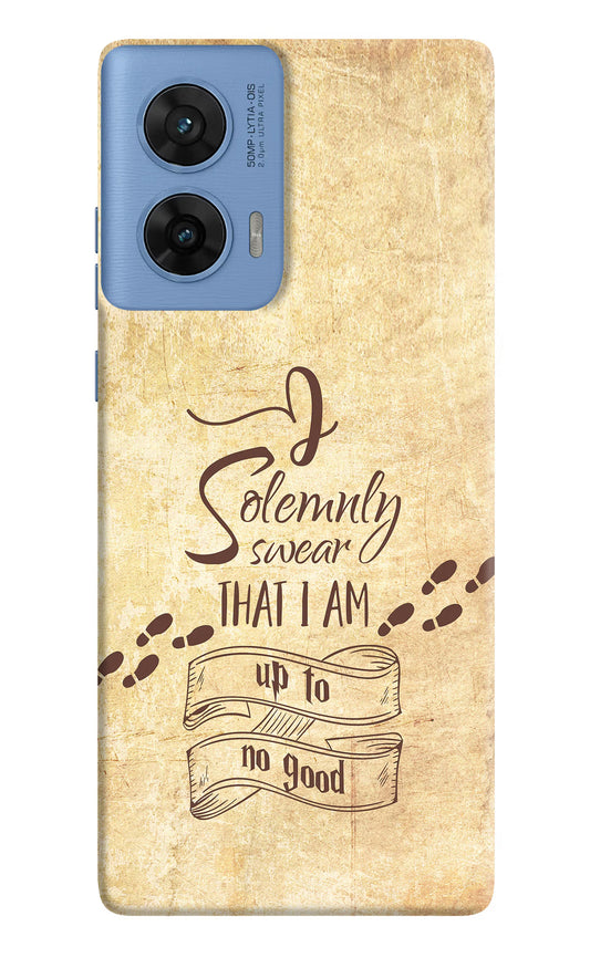 I Solemnly swear that i up to no good Moto G96 5G Hard Case Back Cover by Casekaro