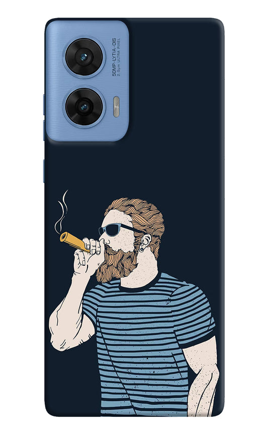 Smoking Moto G96 5G Hard Case Back Cover by Casekaro