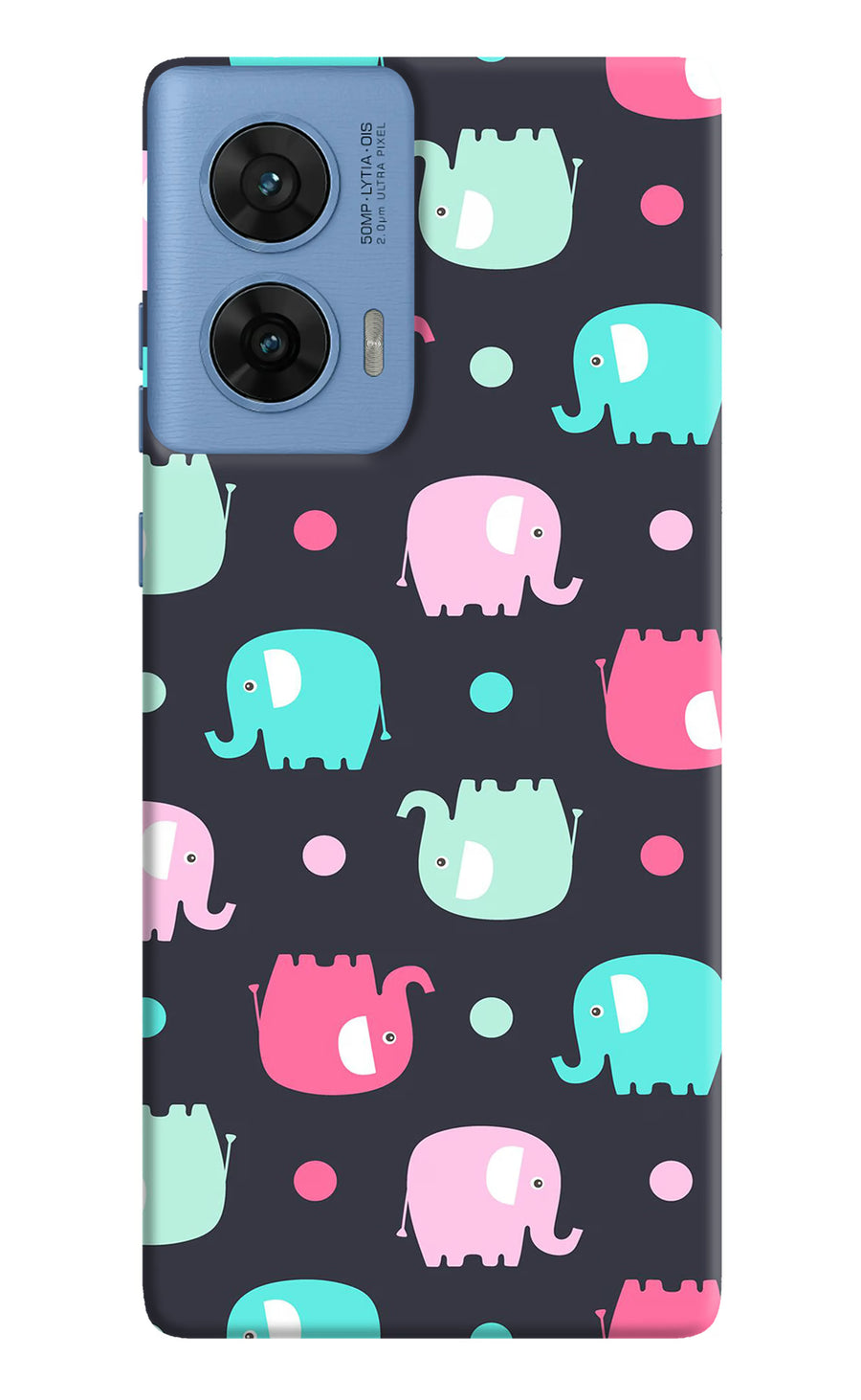 Elephants Moto G96 5G Back Cover, Hard case