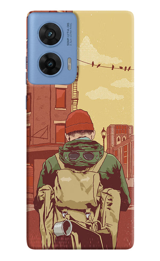 Adventurous Moto G96 5G Hard Case Back Cover by Casekaro