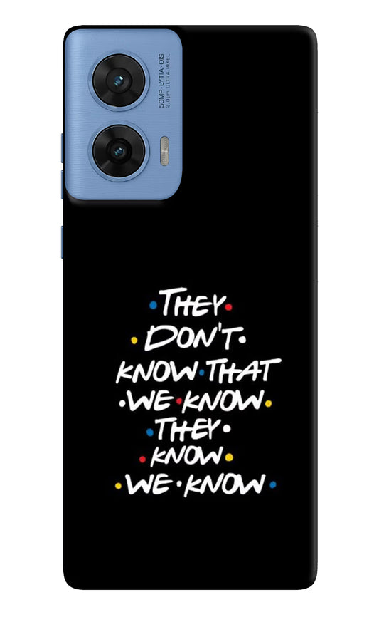 FRIENDS Dialogue Moto G96 5G Hard Case Back Cover by Casekaro