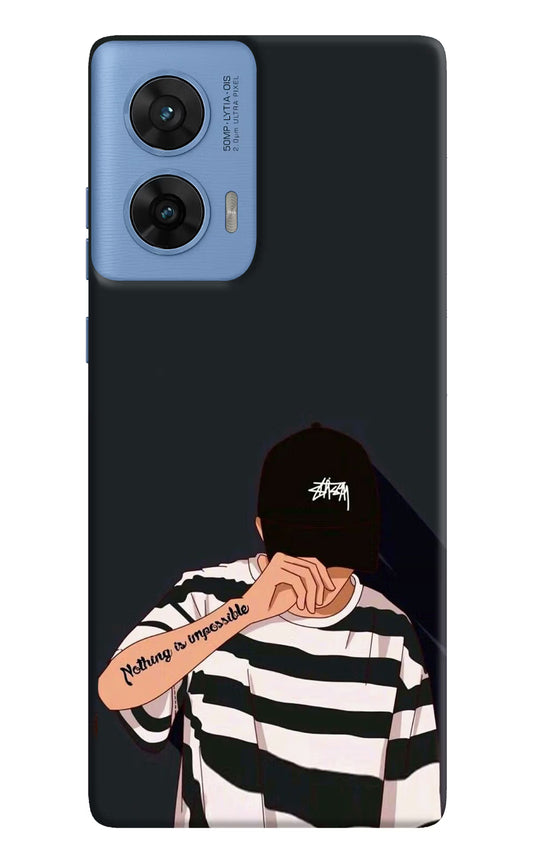 Aesthetic Boy Moto G96 5G Hard Case Back Cover by Casekaro
