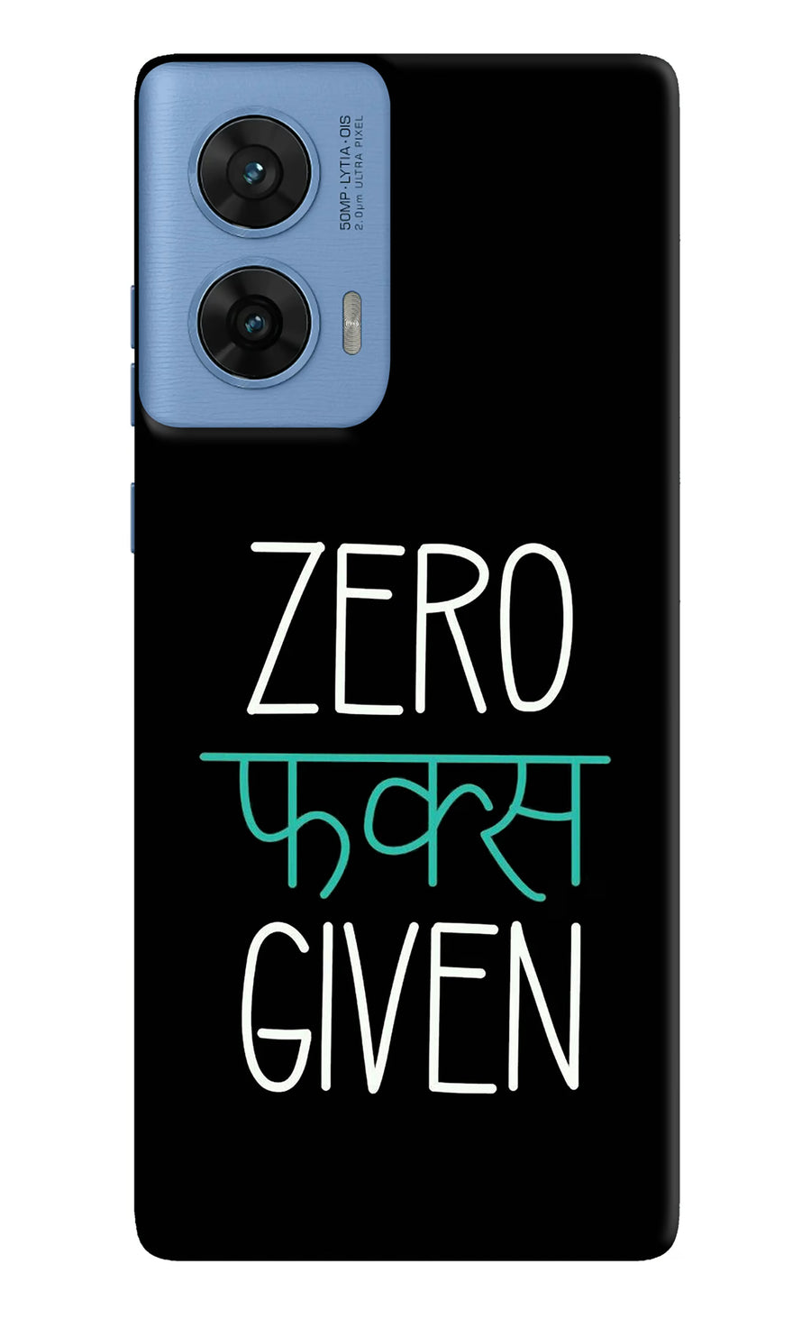 Zero Fucks Given Moto G96 5G Back Cover, Hard case