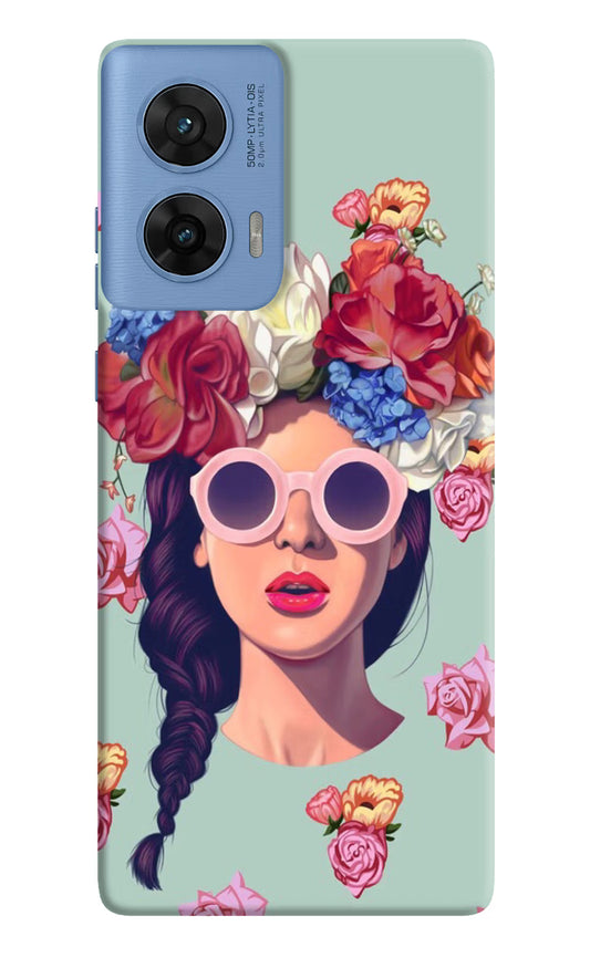 Pretty Girl Moto G96 5G Hard Case Back Cover by Casekaro