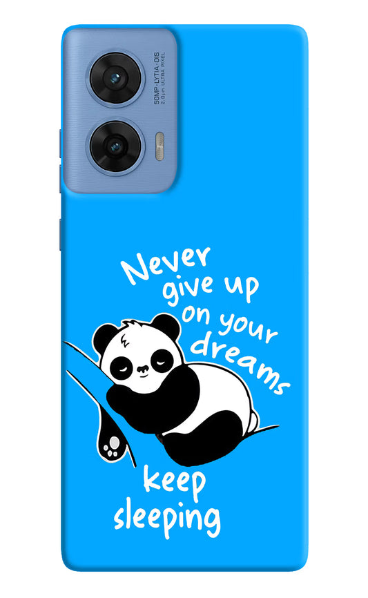 Keep Sleeping Moto G96 5G Hard Case Back Cover by Casekaro