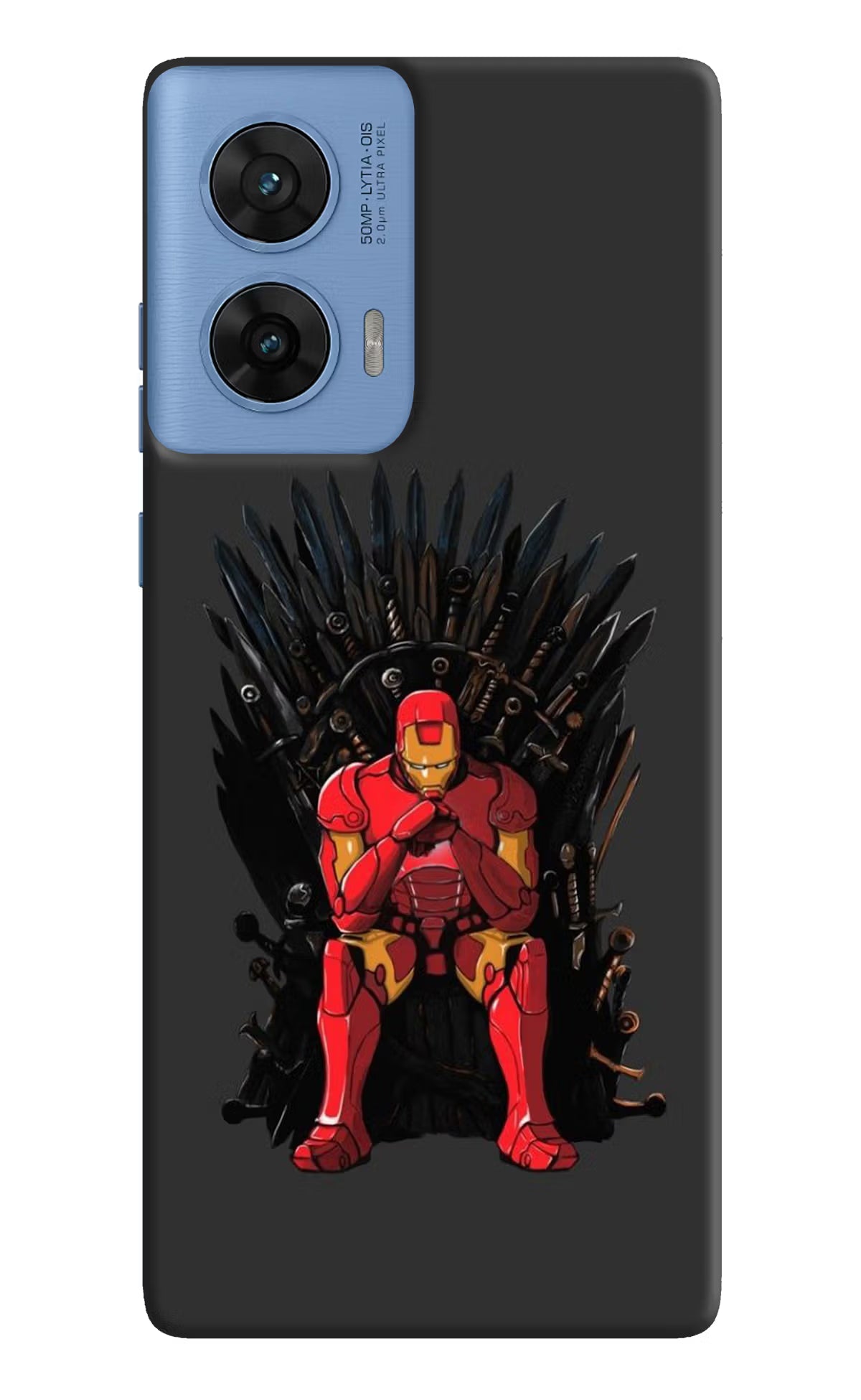 Ironman Throne Moto G96 5G Hard Case Back Cover by Casekaro