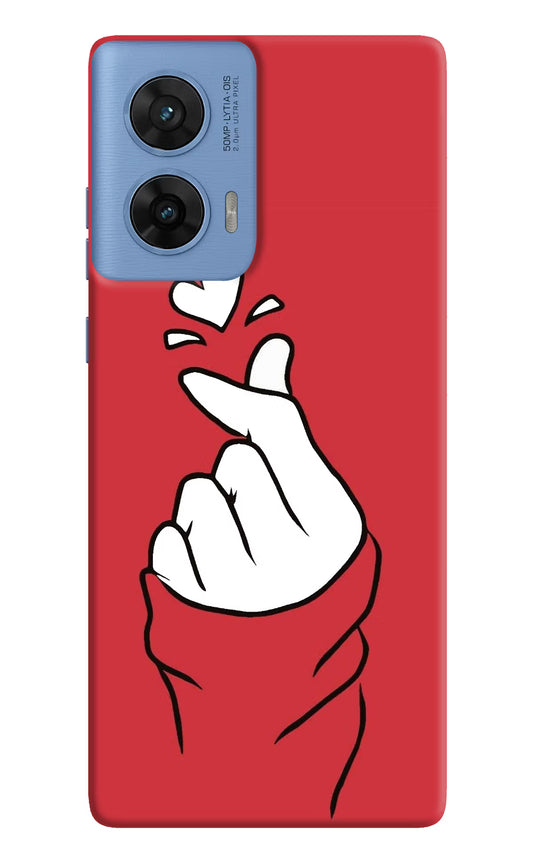 Korean Love Sign Moto G96 5G Hard Case Back Cover by Casekaro