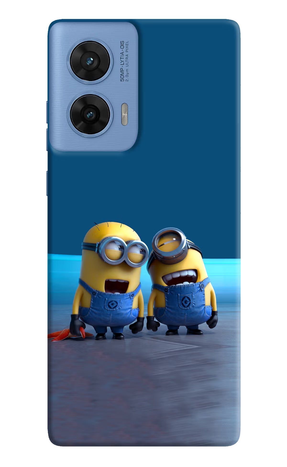 Minion Laughing Moto G96 5G Hard Case Back Cover by Casekaro