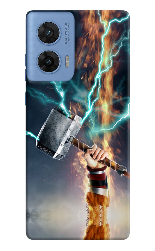 Thor Hammer Mjolnir Moto G96 5G Hard Case Back Cover by Casekaro