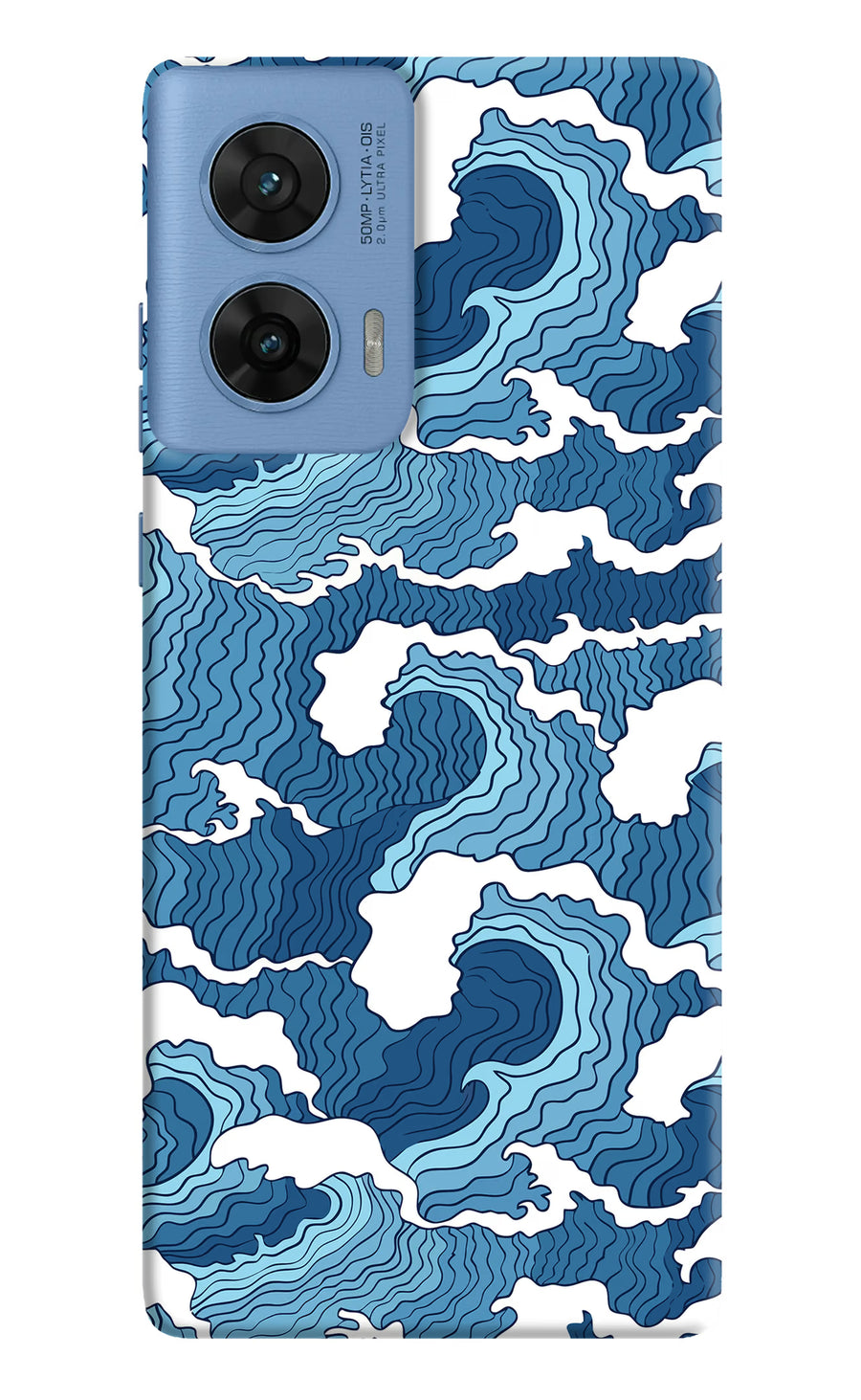 Blue Waves Moto G96 5G Back Cover, Hard case