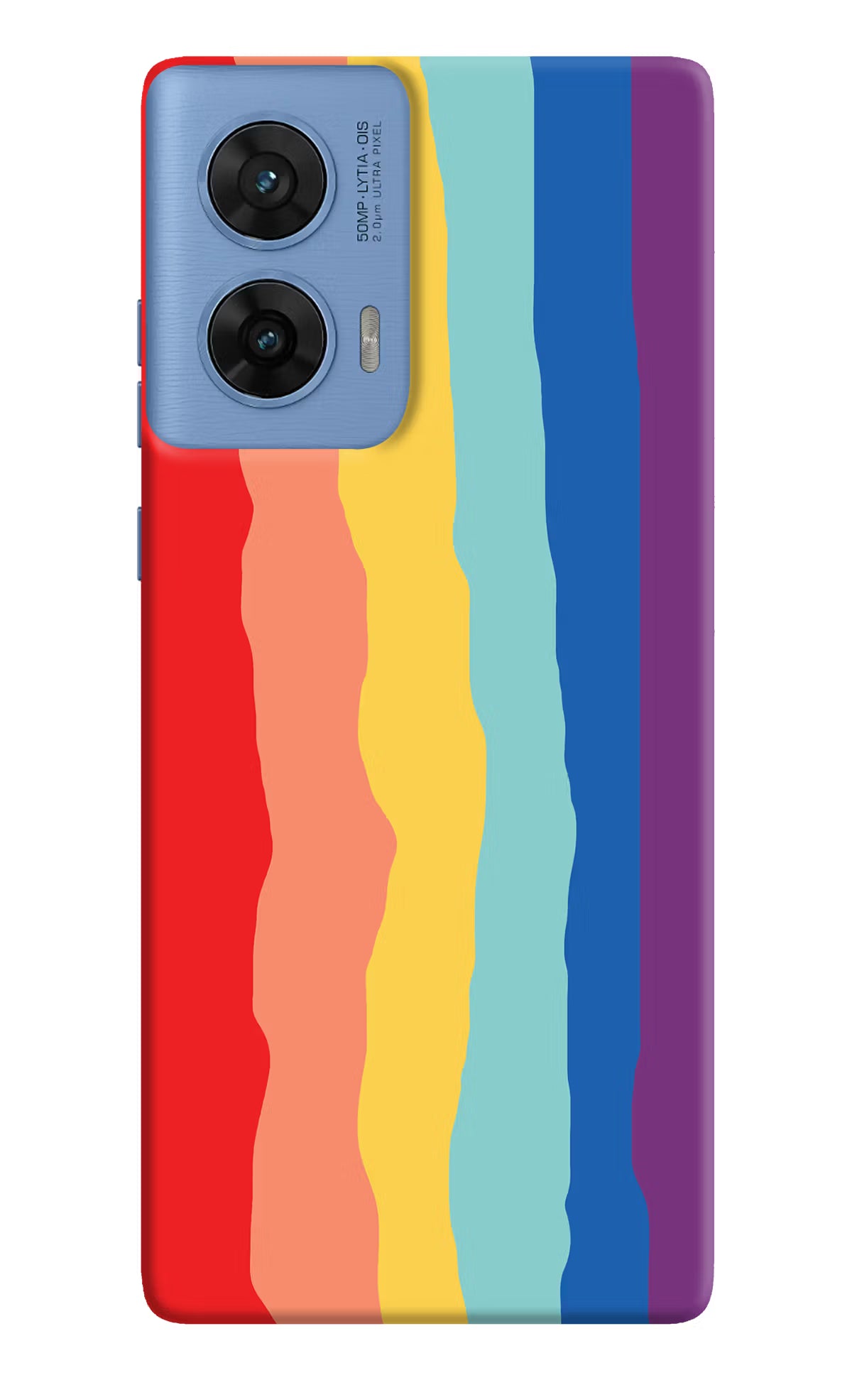 Rainbow Moto G96 5G Hard Case Back Cover by Casekaro