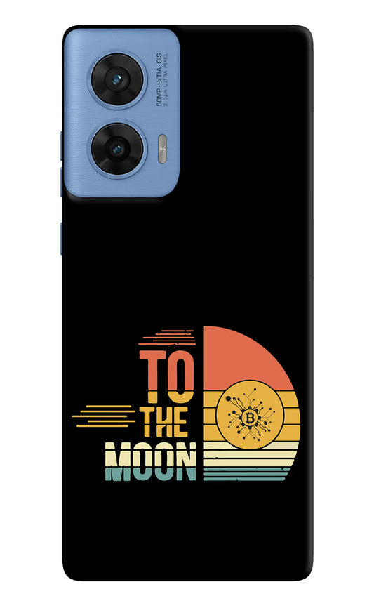 To the Moon Moto G96 5G Hard Case Back Cover by Casekaro