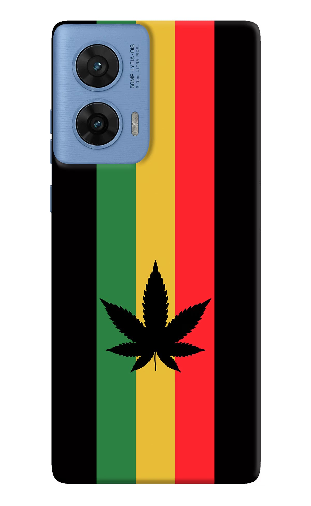 Weed Flag Moto G96 5G Hard Case Back Cover by Casekaro