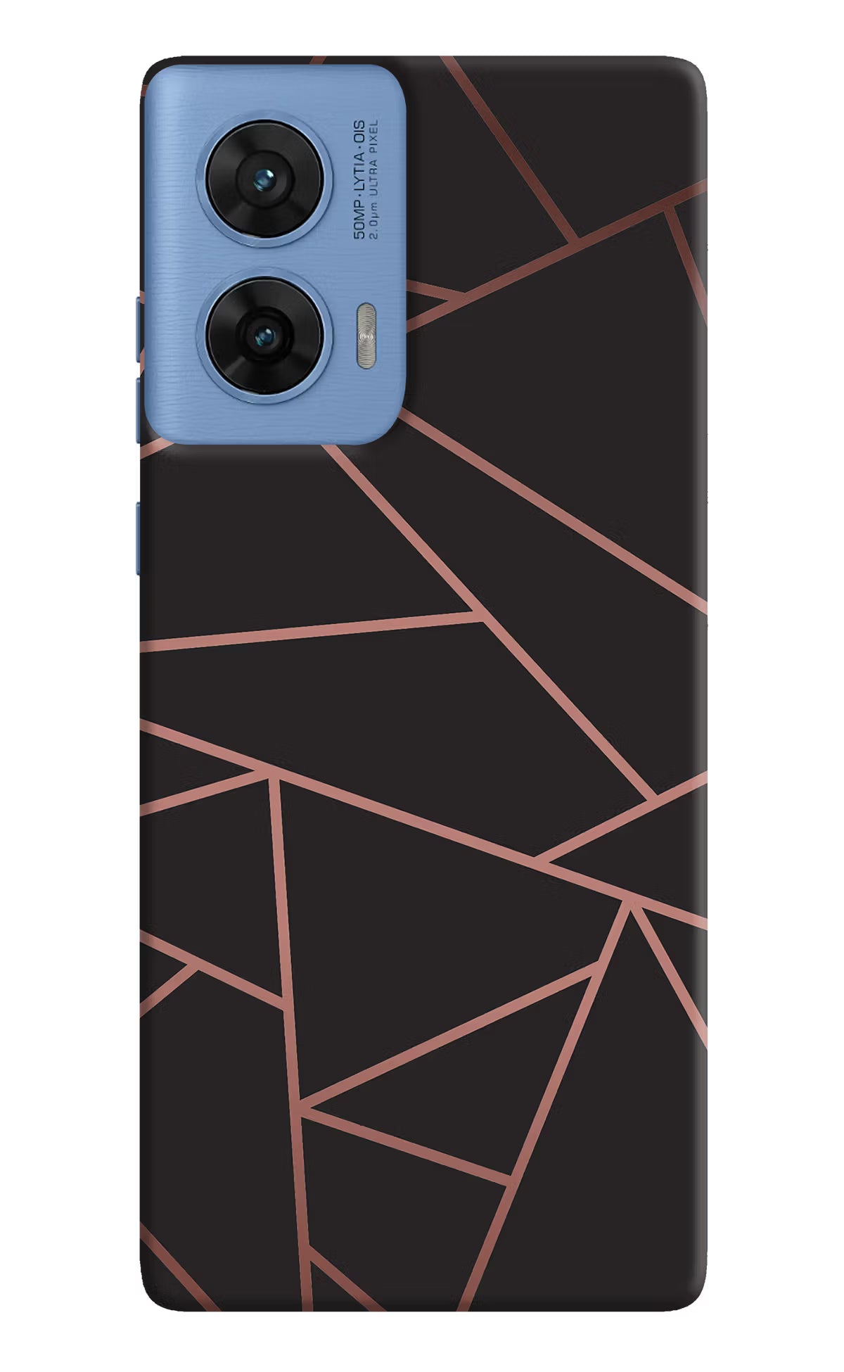 Geometric Pattern Moto G96 5G Hard Case Back Cover by Casekaro