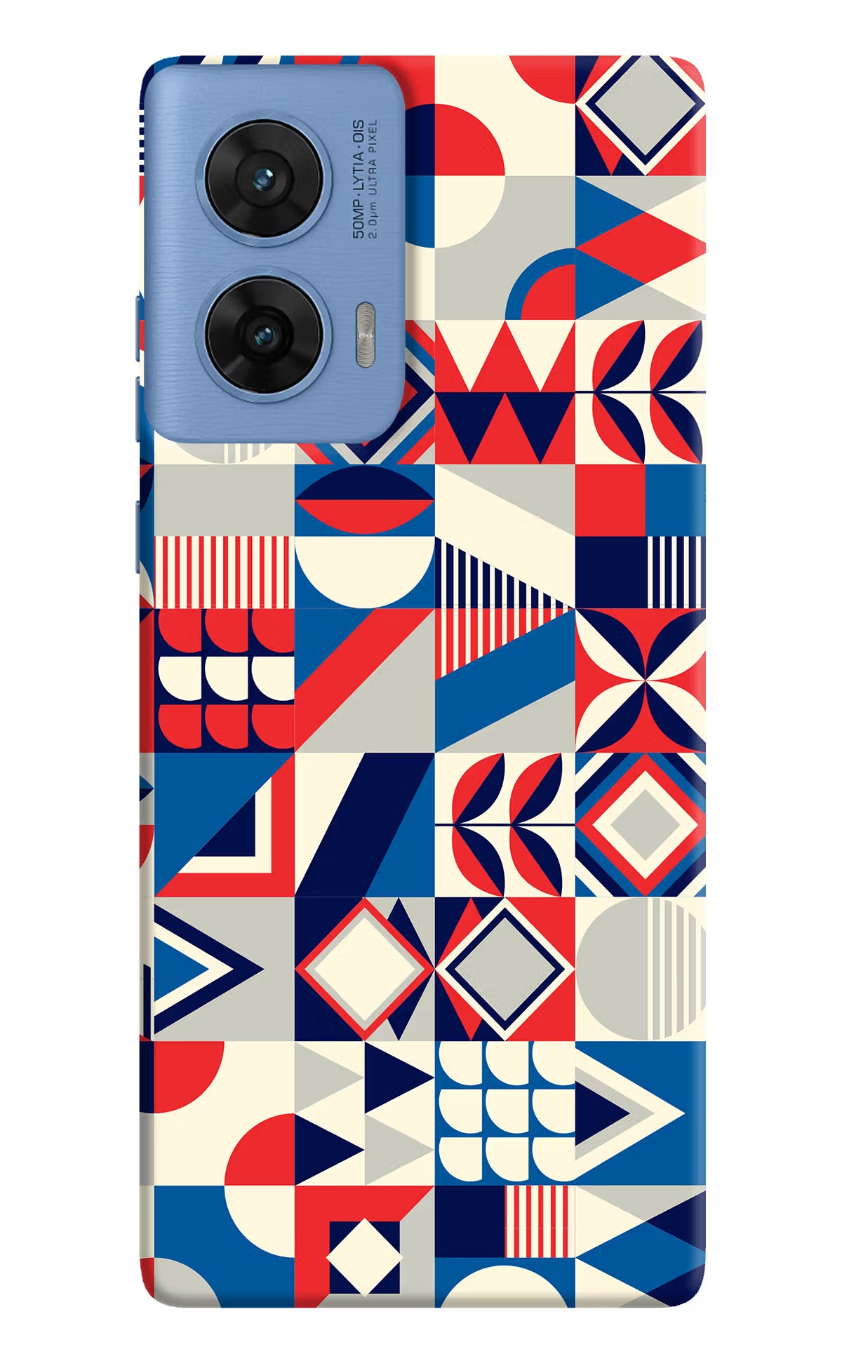 Colorful Pattern Moto G96 5G Hard Case Back Cover by Casekaro
