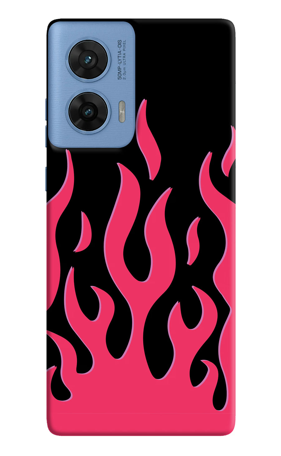 Fire Flames Moto G96 5G Back Cover, Hard case