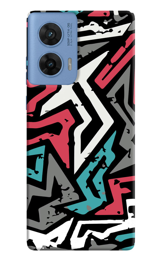 Geometric Graffiti Moto G96 5G Hard Case Back Cover by Casekaro