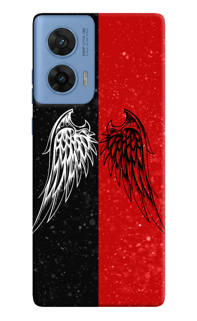 Wings Moto G96 5G Hard Case Back Cover by Casekaro