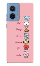 BTS names Moto G96 5G Hard Case Back Cover by Casekaro