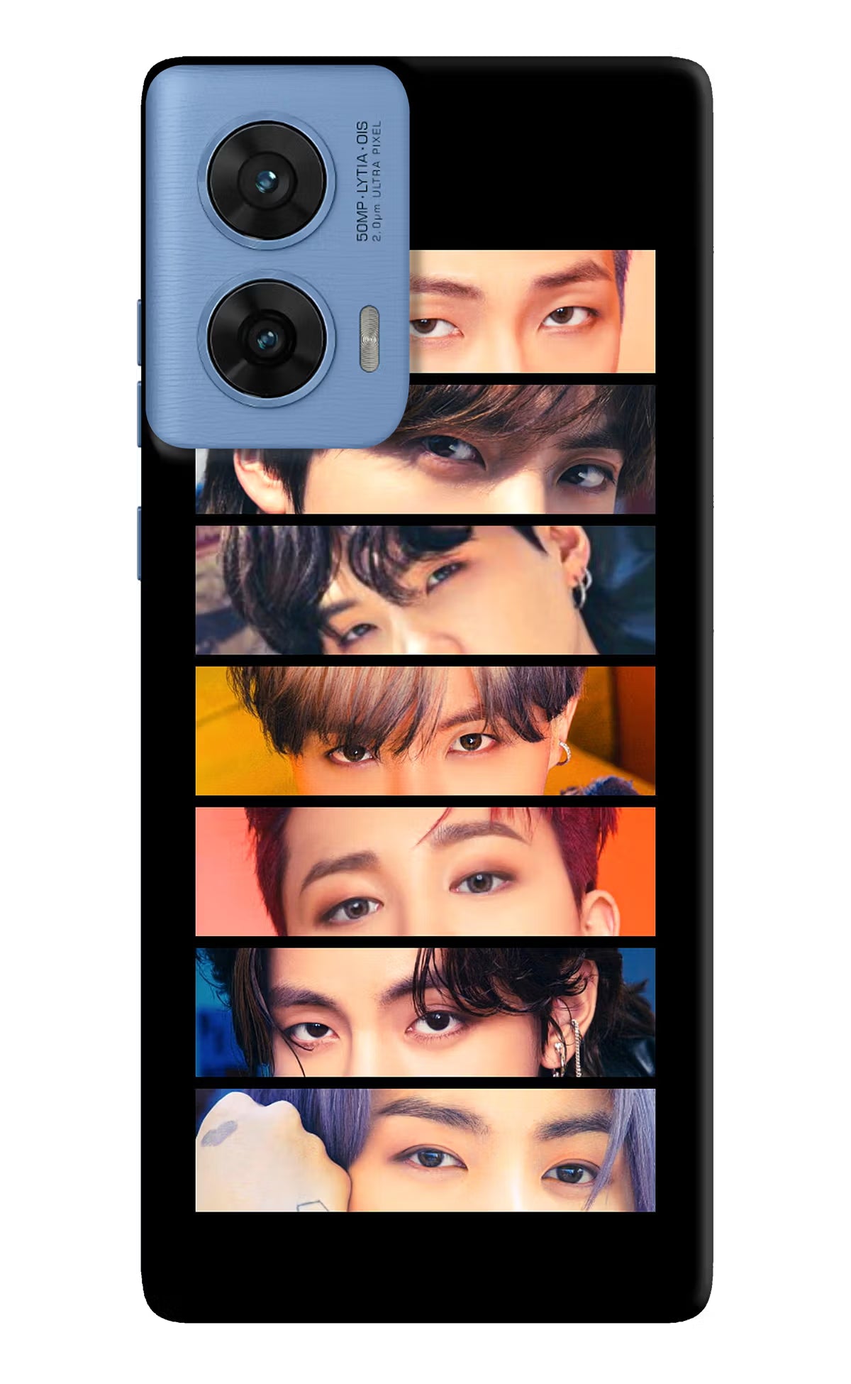 BTS Eyes Moto G96 5G Hard Case Back Cover by Casekaro