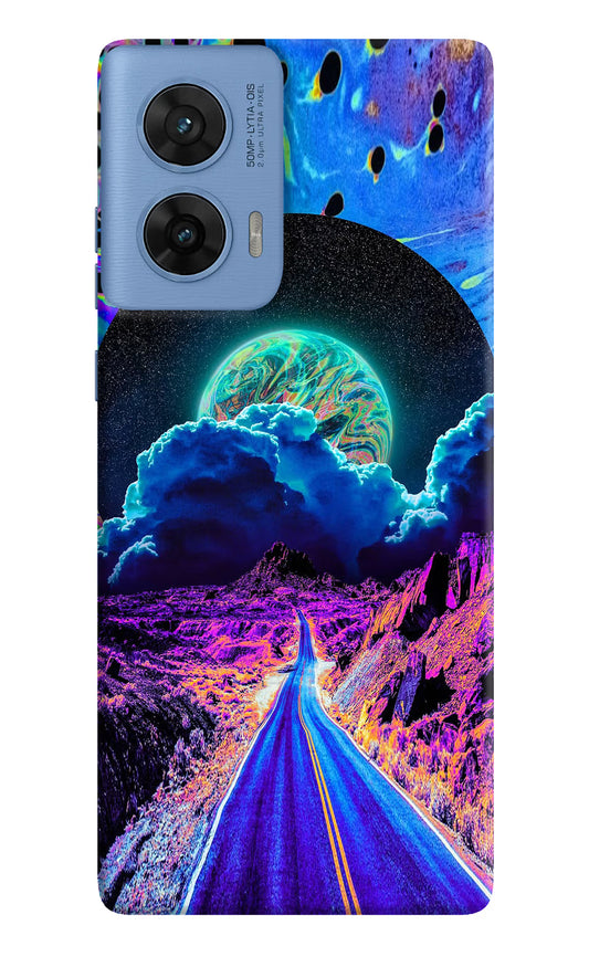 Psychedelic Painting Moto G96 5G Hard Case Back Cover by Casekaro
