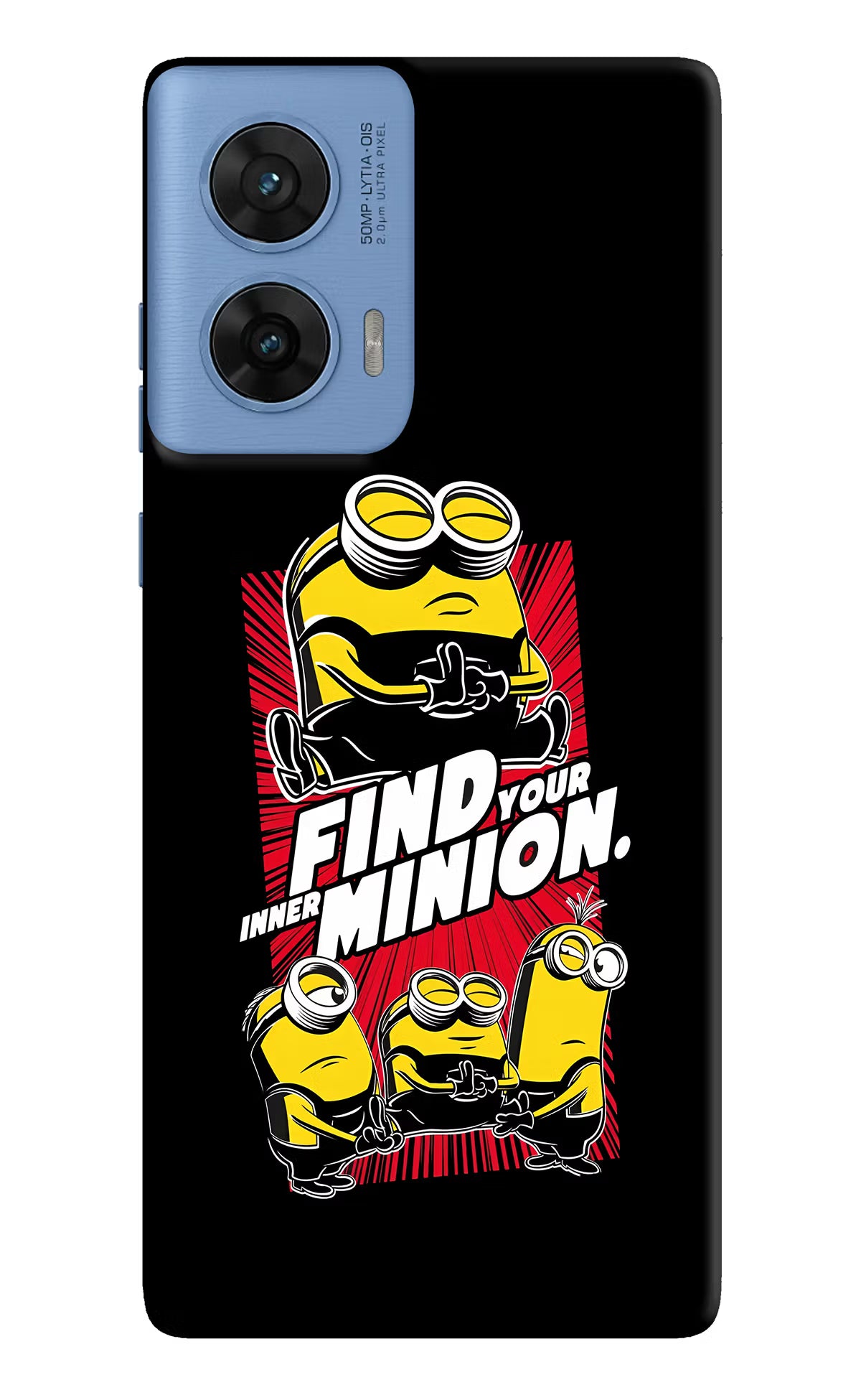 Find your inner Minion Moto G96 5G Hard Case Back Cover by Casekaro