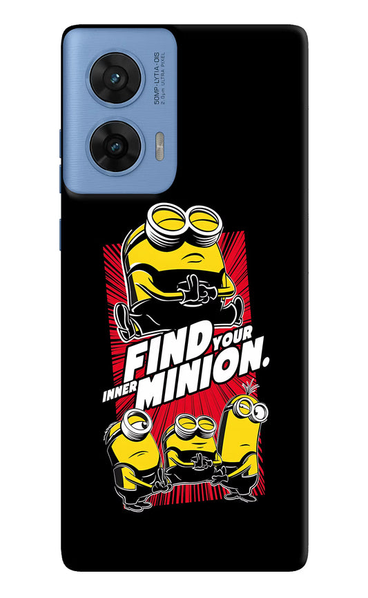 Find your inner Minion Moto G96 5G Hard Case Back Cover by Casekaro
