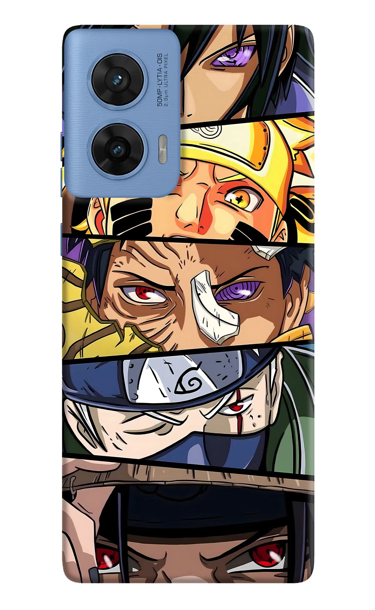 Naruto Character Moto G96 5G Hard Case Back Cover by Casekaro