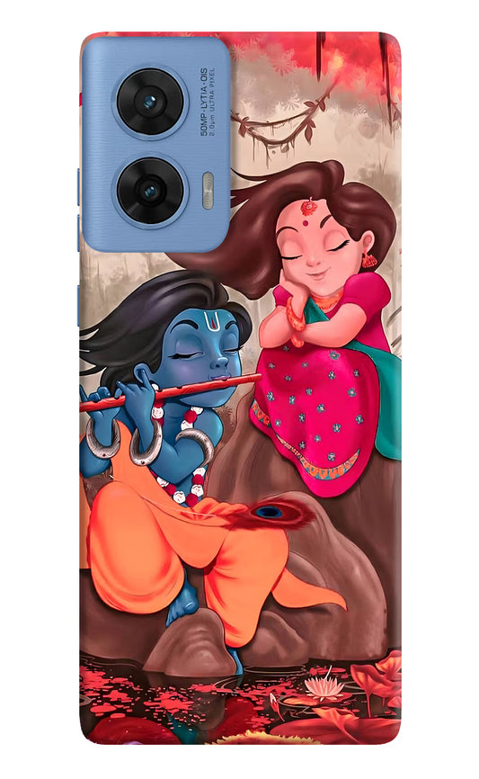 Radhe Krishna Moto G96 5G Hard Case Back Cover by Casekaro