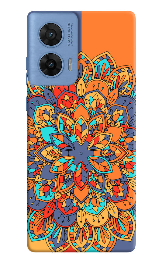 Color Mandala Moto G96 5G Hard Case Back Cover by Casekaro