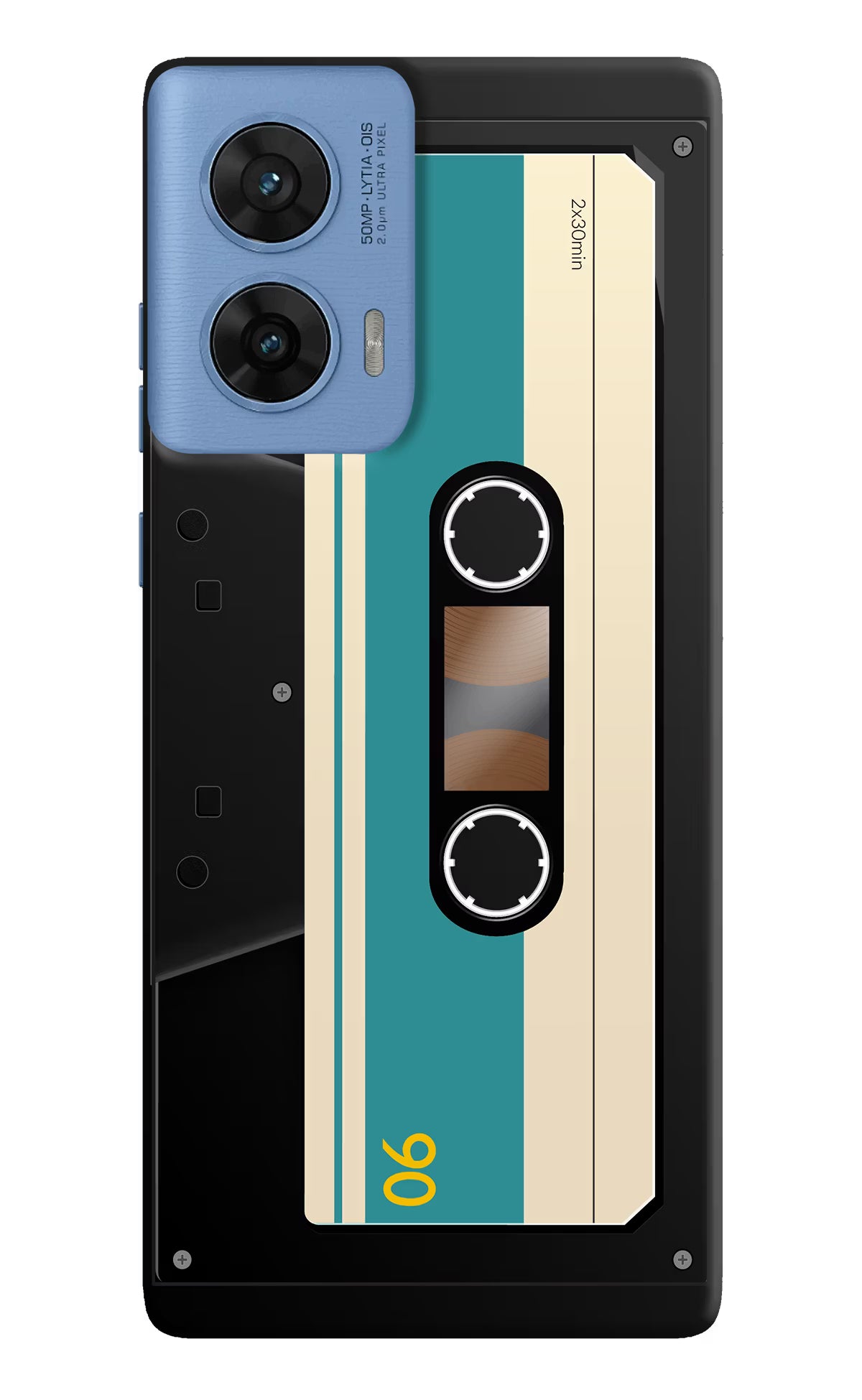 Cassette Moto G96 5G Hard Case Back Cover by Casekaro